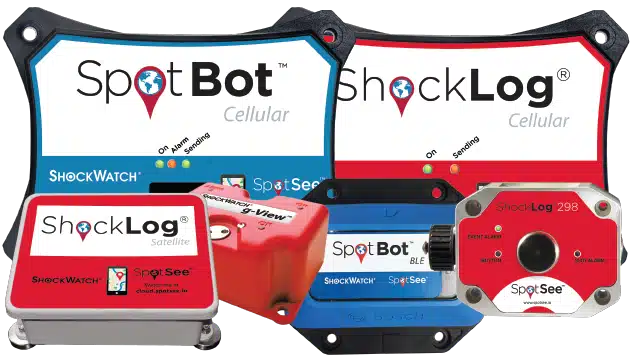 Registradores de Impacto para transformadores spotbot shochlog