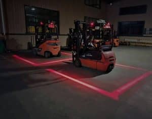 O que e uma Red Zone em empilhadeiras Para que serve