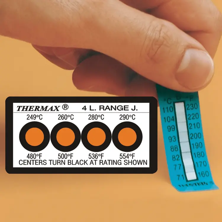 Fita de Registro de Temperatura - Thermax
